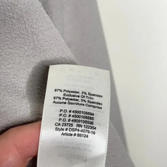 Wilfred Light Gray Draped Blazer - Picture 6 of 6